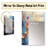 Gold And Blue Leaves Charm In Winter - Leaves Decorative Wall Mirror, Traditional Mirror, Printed Metal Art-352770889