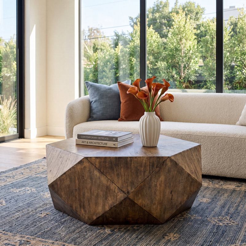 Kane Solid Wood Top Single Coffee Table