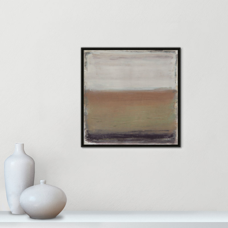 «Alana Arizona Print» par, H 25,5 po x l 25,5 po, Espresso