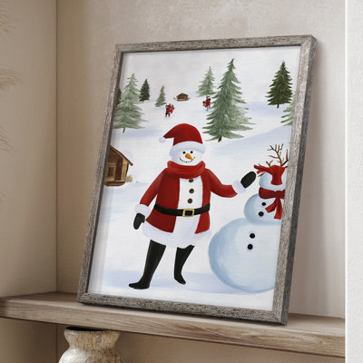Christmas Holiday Art CCXXVIII Framed Print - Solid Wood