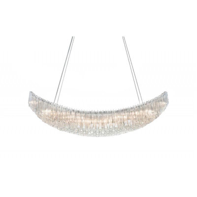 Lustre en acier à 12 lumières Khyri