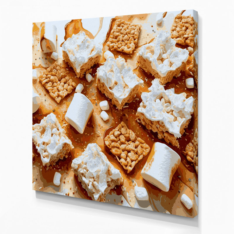 Art mural sur toile Desserts, H 32 po x l 32 po
