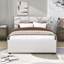 Lit plateforme tapissier avec couchette Elerte-566375482-566375483