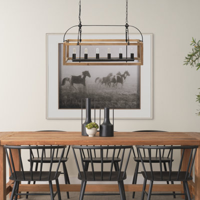 Bhavik 6 - Light Dimmable Kitchen Island Square / Rectangle Chandelier