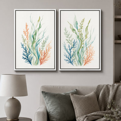 Seaweed Coral Botanical Art, Bathings