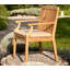 Chesapeake Outdoor Teak Dining Armchair