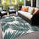 Benavidez Reversible Floral Green/Ivory Indoor & Outdoor Area Rug