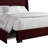 Full Platform Bed with Storage Grey Velvet-374574617-374574618