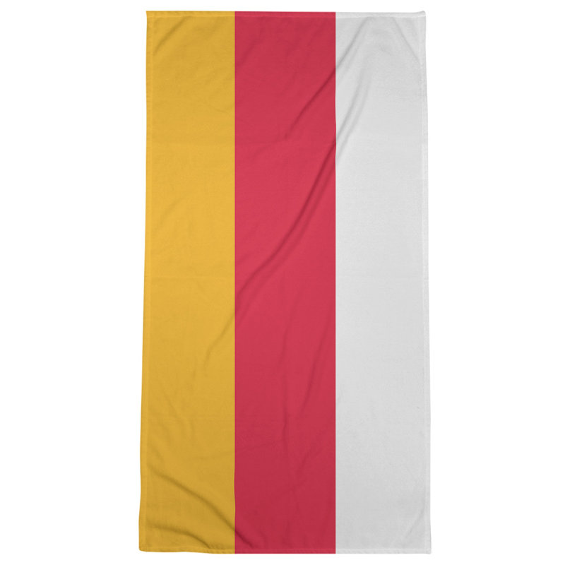Cotton Blend Beach Towel, Red