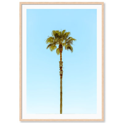 Lonely Palm Print by Carly Tabak