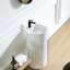 Solid Surface Pedestal Bathroom Sink Basin 66S-08