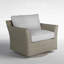 Fauteuil oscillant tissé Club - Huître-38590506-63361262-62379960