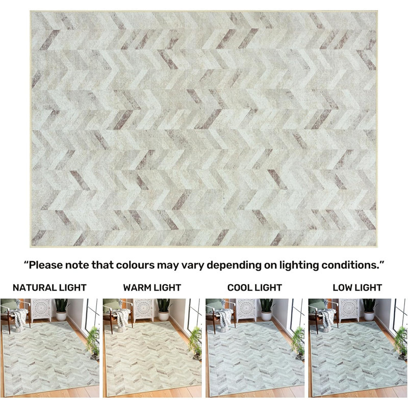 1-8 Abstract Area Rug, Rectangle 60 x 110 cm