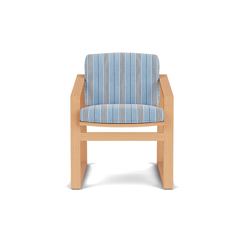 Pursuit Outdoor Dining Armchair, Hansen Sky