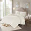 Ensemble de housse de couette médaillon en coton touffeté 3 pièces pour lit double / grand-117539282-117539284