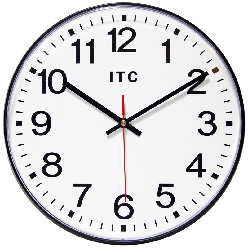 Horloge murale Busina ITC, Noir