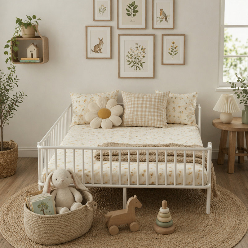 Bed, Grand lit, Blanc