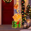Ensemble de 4 boîtes-cadeaux lumineuses avec lumières à DEL blanc chaud et rubans pré-assemblés