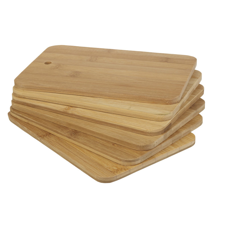 7 Pieces Solid Wood Chopping Board Set