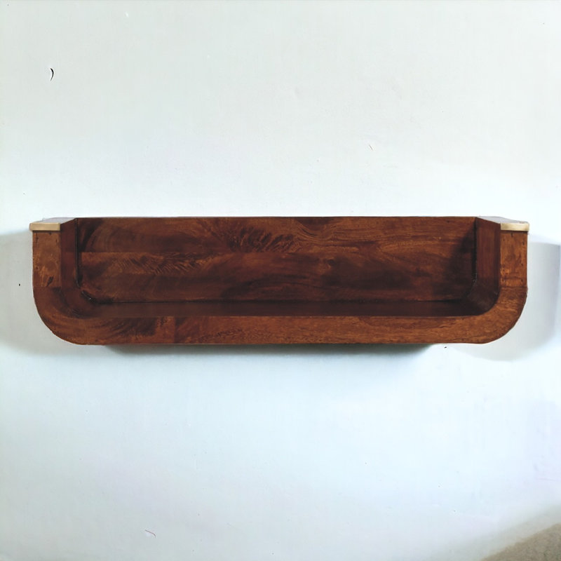 Damiansville 90cm Solid Wood Console Table, Chestnut