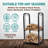15.7'' W Metal Log Rack
