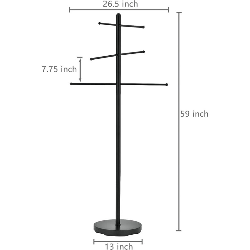 3 Freestanding Towel Stand