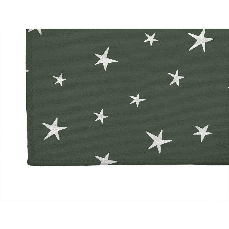 Starry Night Non-Slip Outdoor Rug, Runner 2'6" x 8'