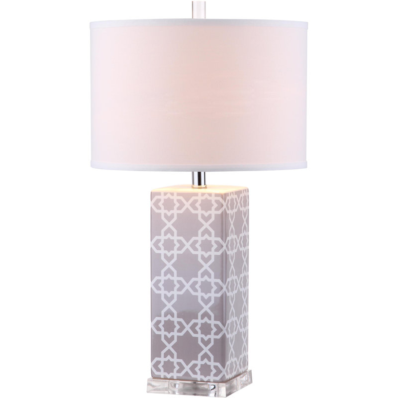Dunson Ceramic Buffet Lamp, Grey