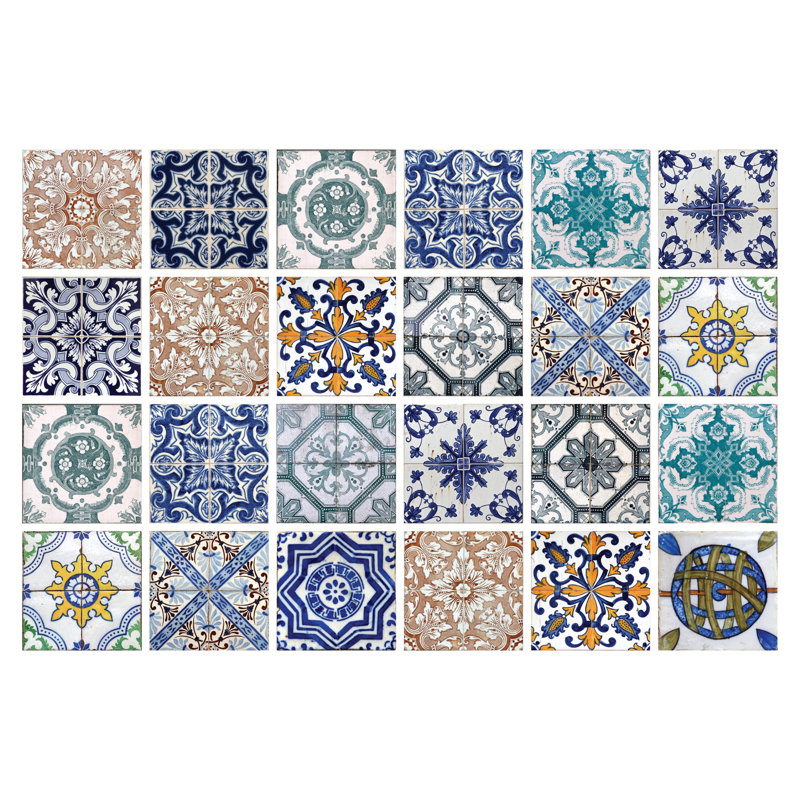 Sunil Abstract Tile Decal