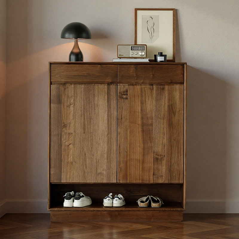 Armoire à chaussures en bois massif