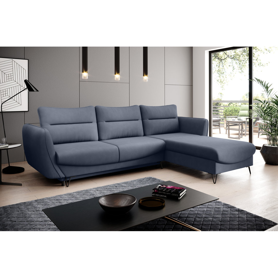 Ecksofa Storrs mit Bettfunktion