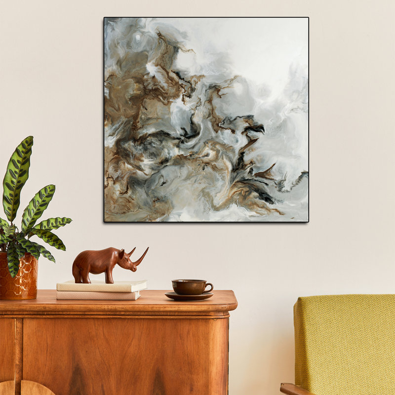 Reproduction d'art sur toile en métal, "Avec moi" par Corrie LaVelle