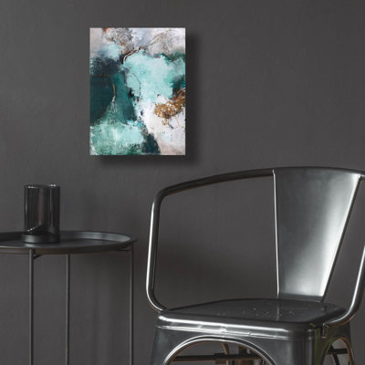 Art mural en verre Wrought Studio ™ «Great Green Variation» par Incado