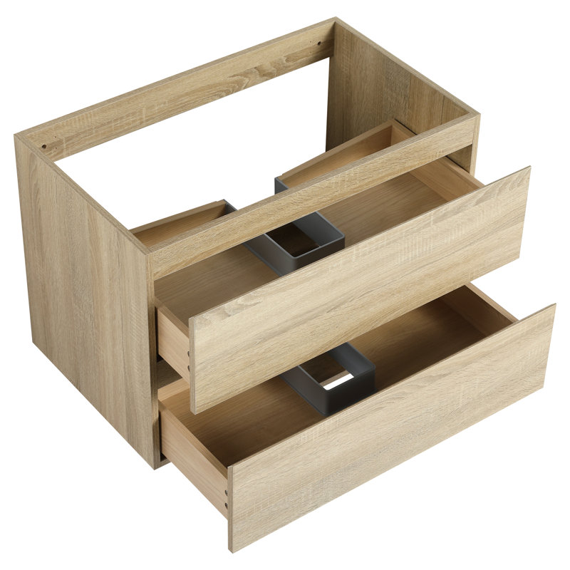 Meuble-lavabo avec tiroir 30 po, Chêne