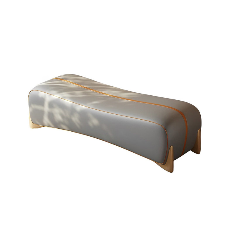 Banc de rangement Shontaya, Gris, H 17,71 po x l 59,05 po x P 19,68 po