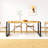 vidaXL Dining Table Kitchen Table Dining Room Table Solid Rough Mango Wood-1067864426-1067864425