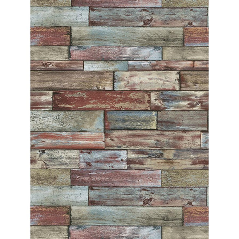 Rouleau de papier peint L 33 pi x l 21 po Haltonn, Brun / vert