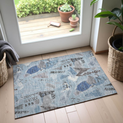 Tapis moderne de qualité supérieure lavable à la machine Harjo AMF1573