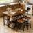 Grondin 47.24" Iron Kitchen Island Set-964939965