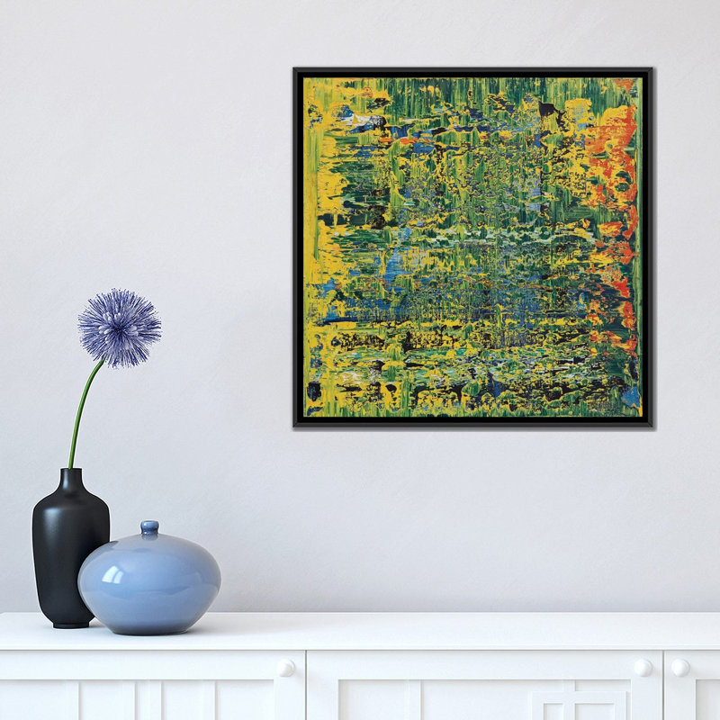 «Apple Martin», reproduction sur toile, H 18 po x l 18 po x P 1,5 po, Toile encadrée noire, Pas de tapis
