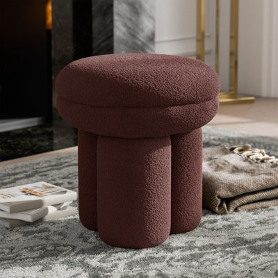 Baumann Mushroom Upholstered Ottoman by Ivy Bronx