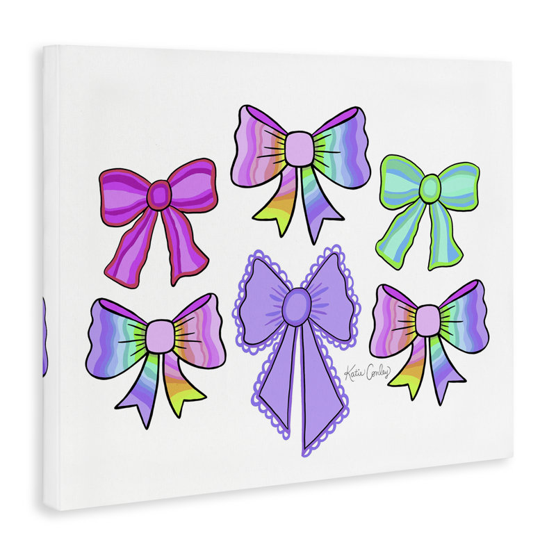 «Playful Bowtastic Ribbons», conception de Katie Conley, H 36 po x l 48 po