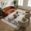 Tapis à motif géométrique marocain beige Thambiah-918969512-918969514