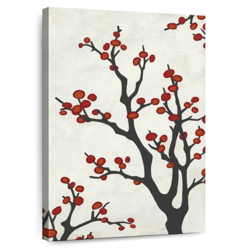 Harnek Red Berry Branch II, H 45 po x l 30 po