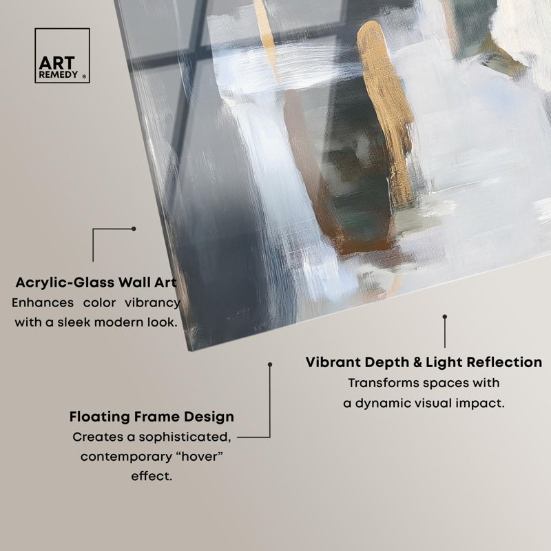 «Stratum III», reproduction d'art sur toile par Art Remedy, H 24 po x l 36 po