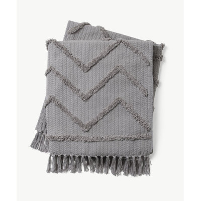 Jeté Blueloom Bowie (50 x 60), gris