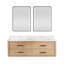 Meuble-lavabo double 60 po avec plateau Cristo-1267279768