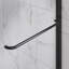Strada 56 - Porte de douche coulissante sans cadre 60 x 76 po en verre trempé transparent 3/8 po-111472750