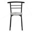 Dining Table Set, 3Pcs Set, Small, 32" L, Kitchen, Grey Laminate, Black Metal, Contemporary, Modern-651829163-651829166-651829201