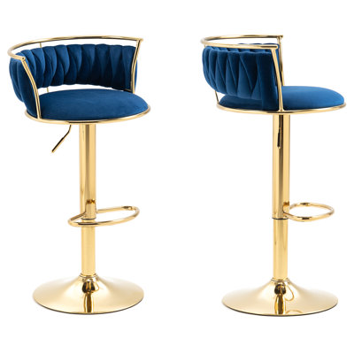 Christal Height Adjustable Swivel Bar Stool